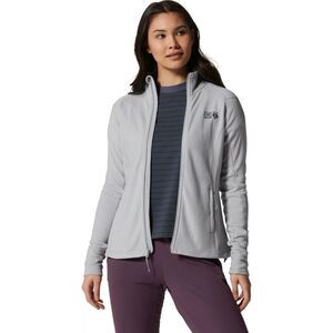 Mountain Hardwear Women's Microchill 2.0 Fleece Jacket Glacial Heather Size L‎